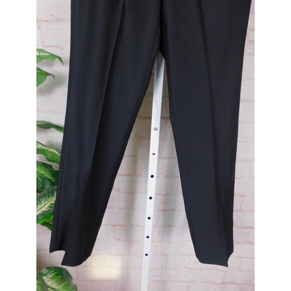 Men's Slim Black Dress Pants - Picture 3 of 12